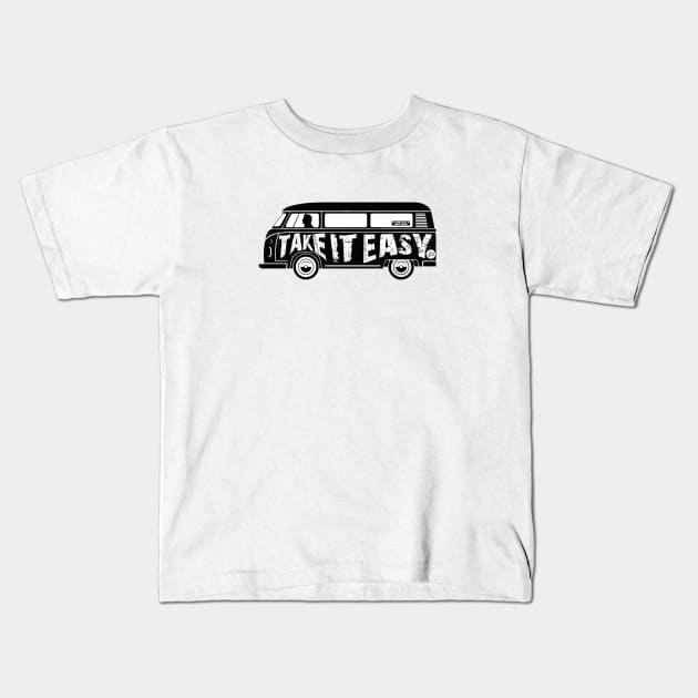 Take it easy Kids T-Shirt by Vin Zzep